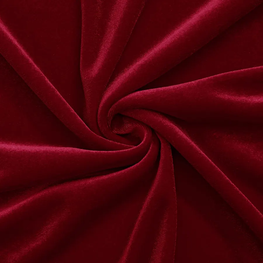 1 Yard Red Velvet Fabric 63 Inch Wide