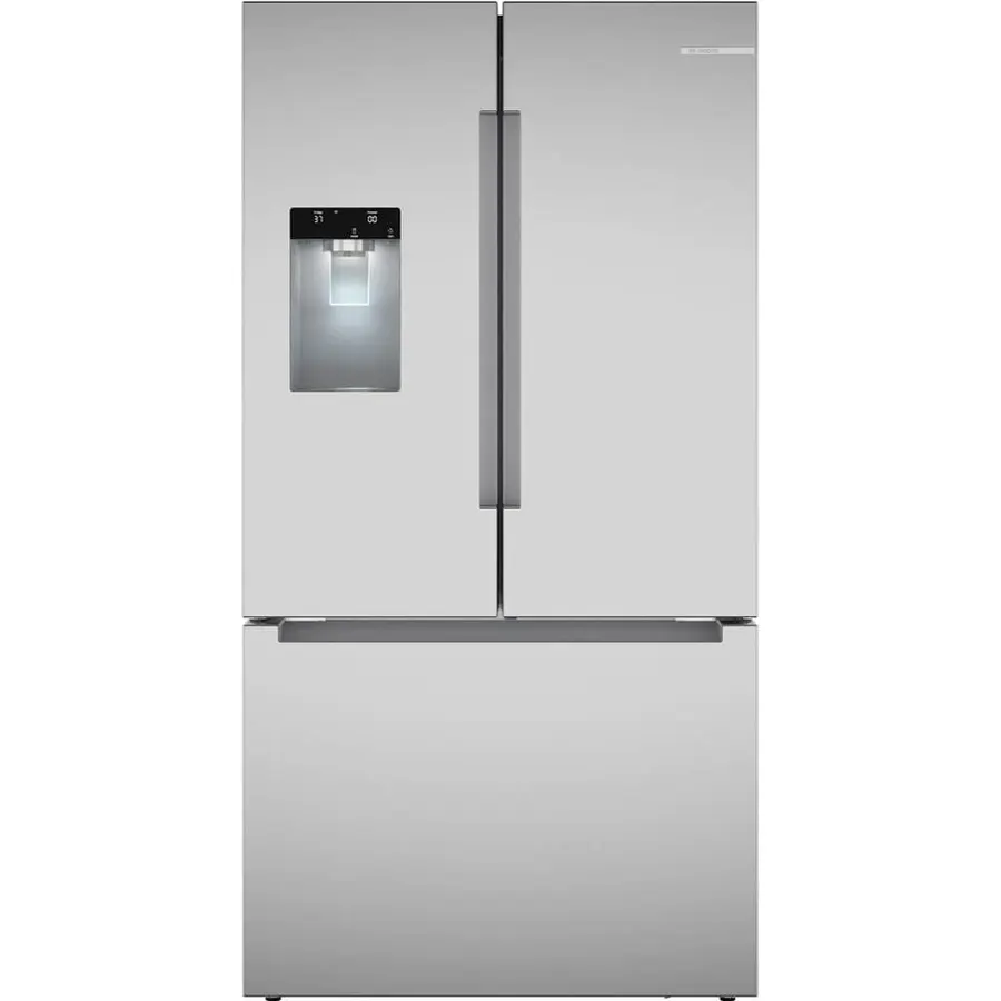 100 Series 3-Door Standard Depth Refrigerator with External ice and Water in Stainless Steel