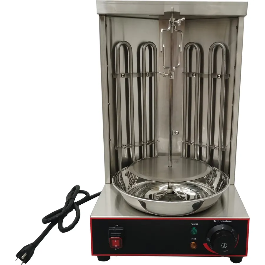 110V Electric Shawarma Doner Kebab Vertical Broiler Gyro Grill - Turkish Barbecue Machine