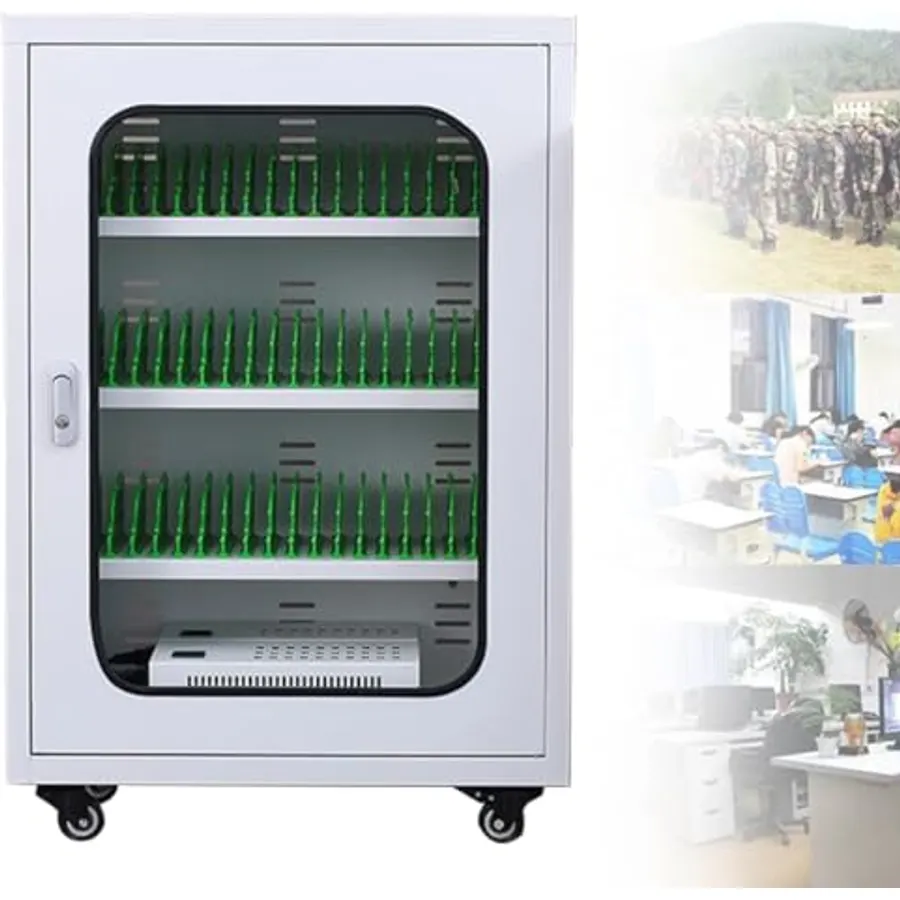 12-Slot Mobile Phone Charging Station with USB Ports – Secure Locker for Schools, Offices & Public Spaces, Ideal for Safe Device Storage and Fast Charging Solutions,50Slots