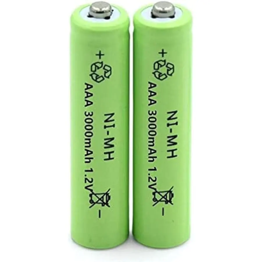【2pcs】 AAA Battery 1.2v 3000mah Low Self Discharging Rechargeable Battery Batteries for Toys Sbattery(AAA Battery Size: 10.5×44.5mm)