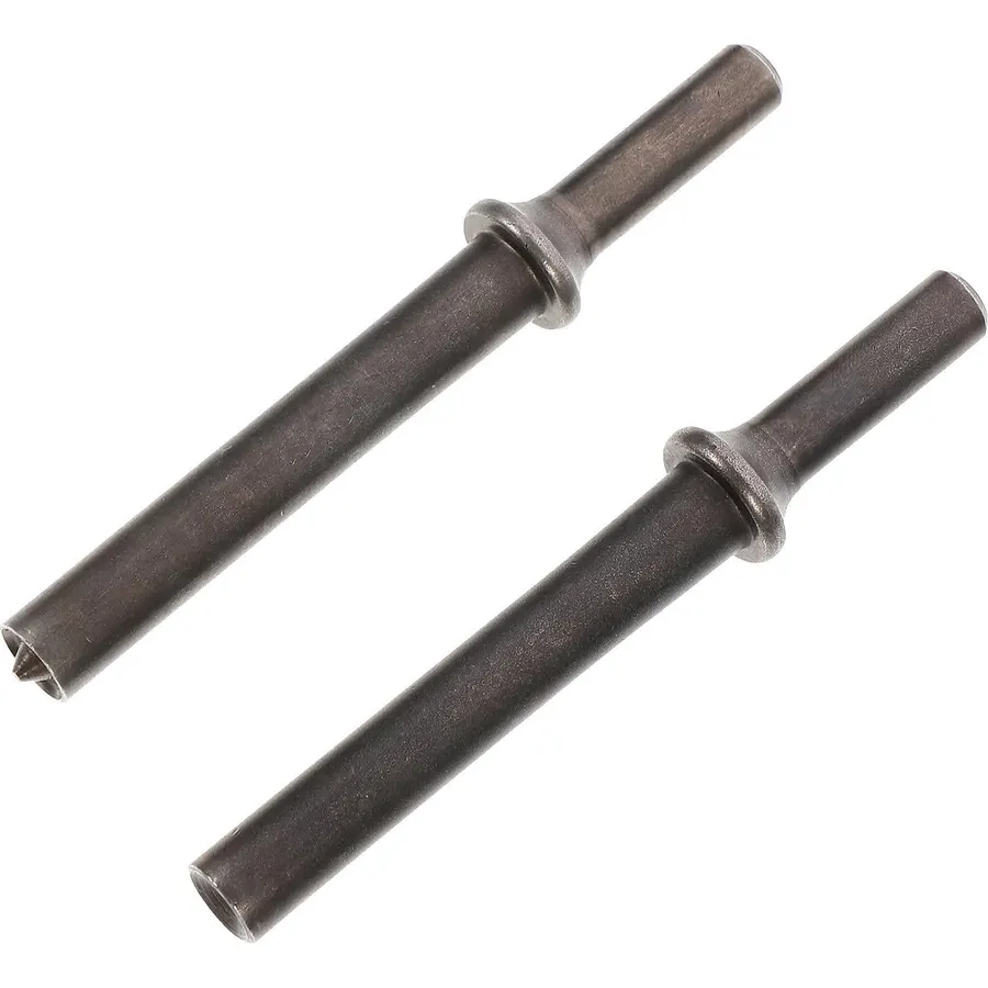 2pcs Pneumatic Rivet Hammer Head Iron Solid Half Hollow Air Tool