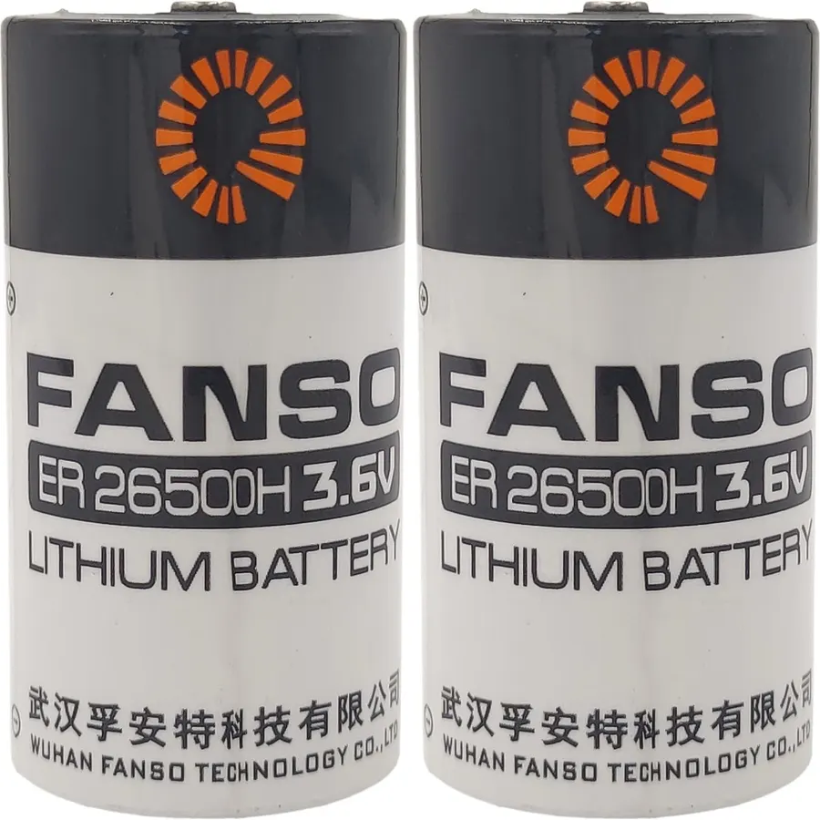 (2PCS/Set) 3.6V ER26500H Size C 8500mAh Replacement Battery for FANSO ER26500 ER 26500 Lithium Battery for Automobile Tire Pressure Monitor, Electricity Meter