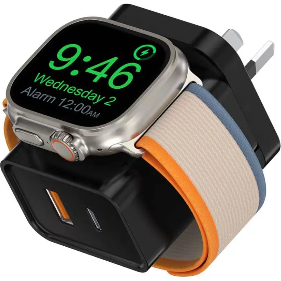 [3 in 1] USB C Charger Block for Apple Watch Charger Magnetic Fast Charging