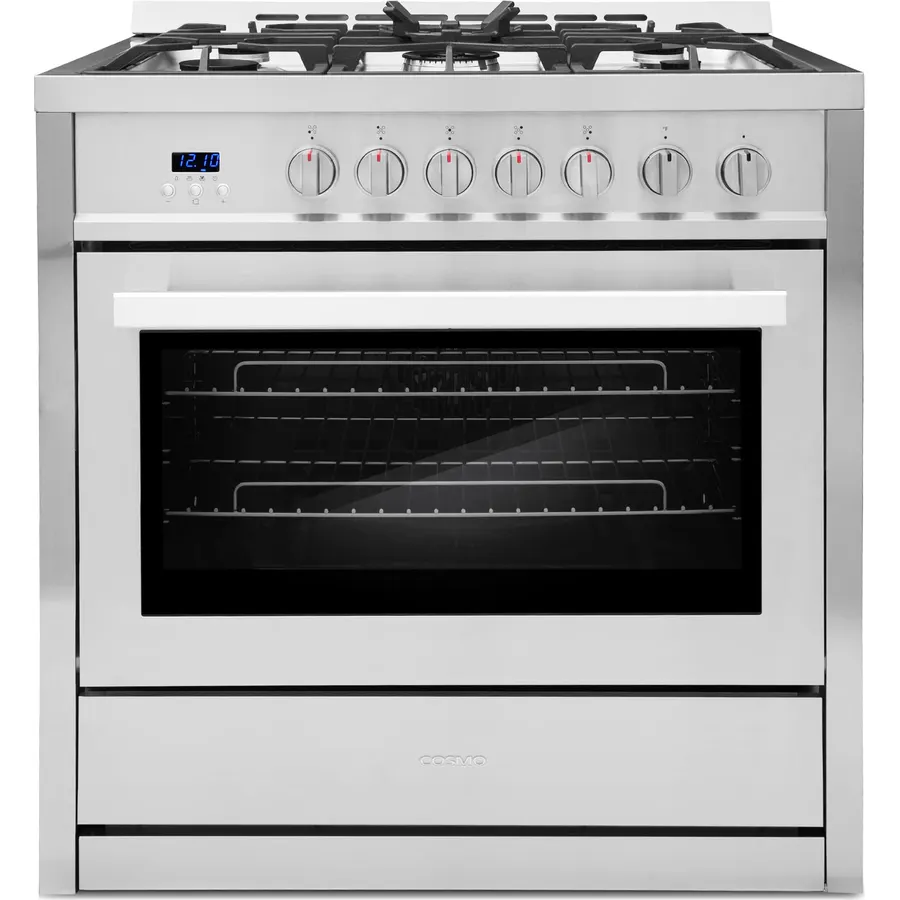 36 in. Nebula Coll 4.4 cu ft 5 Burner Gas Range Convection, Stainless Steel