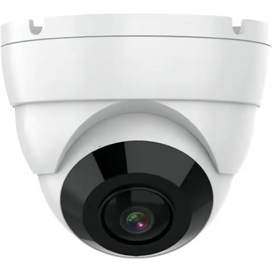 4K 8MP 180° Panoramic Ultra Wide Viewing Angle Fisheye Eyeball Dome TVI CVI AHD Analog 4 in 1 CCTV Security Camera, 30ft IR Night Vision, Outdoor, Full Metal Housing, ONLY Compatible with 8MP DVR