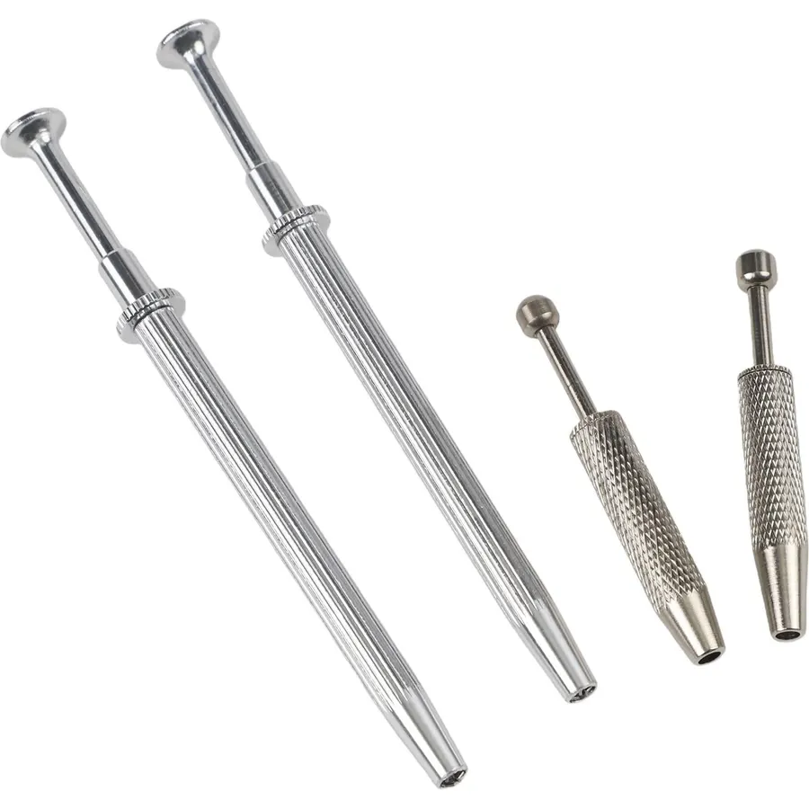 4pcs Rhinestone Picker Pencil Alternative with Multi-Claw Grabbers for Gems - for durable Steel Jewel Picker for Acrylic Nails and Crafts - 61mm to 122mm Tools