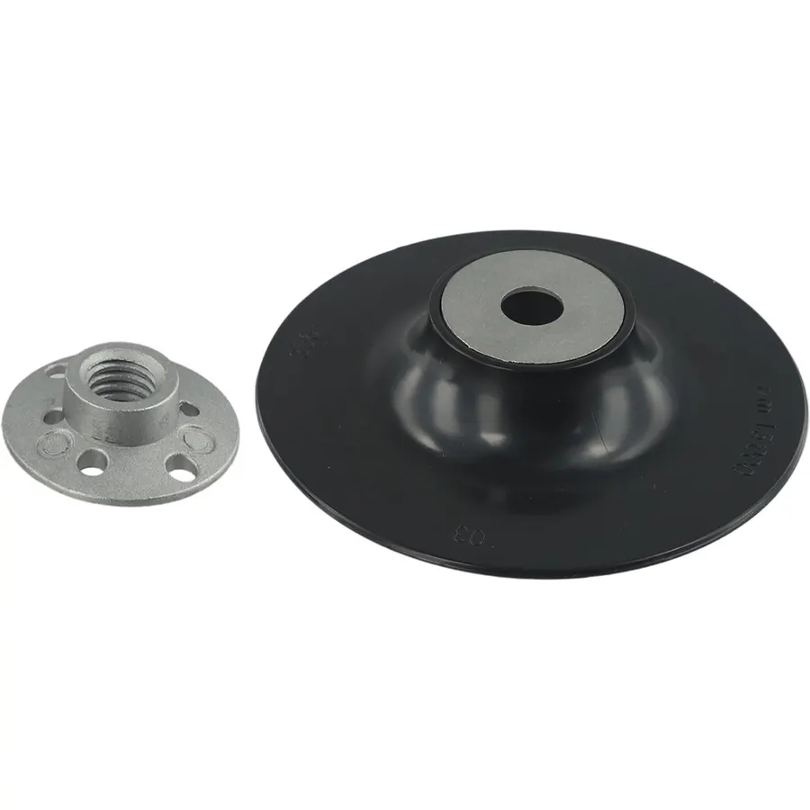 5 Inch Backing Pad for M14 Angle Grinder with Lock Nut - Sanding Disc Holder for Polishing Buffing 125mm Diameter