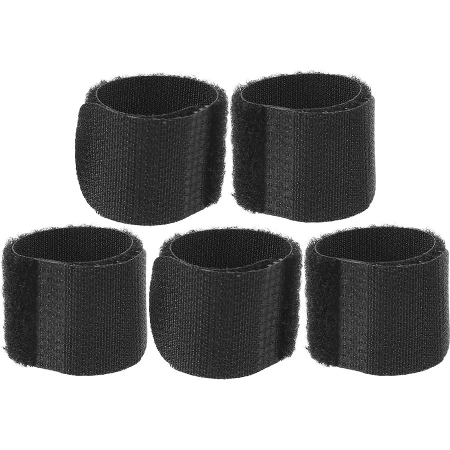 5pcs Nylon Cable Organizer Straps, Self Adhesive Backpack Strap Keeper
