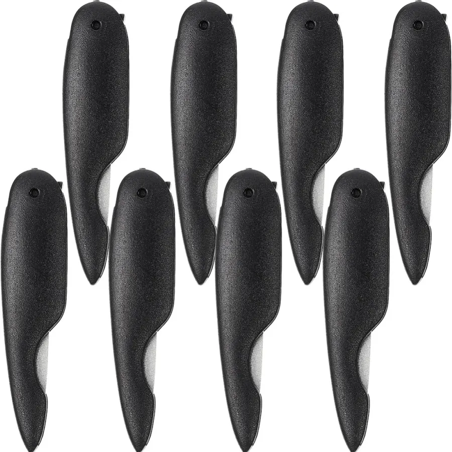8pcs Folding Nail File Double-Sided Portable Manicure Tool