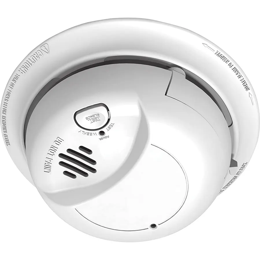 9120LCP 4K HD Wi-Fi Alarm Detector Camera - 120V AC Wired Home Security Nanny Camera (Connect to Exsiting Wiring/No Audio/Video Only)