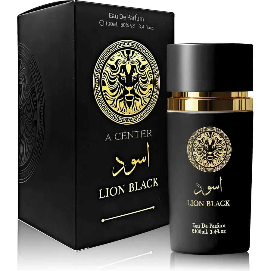 A CENTER Men's Cologne Eau De Parfume Natural Spray Lion Black Perfume