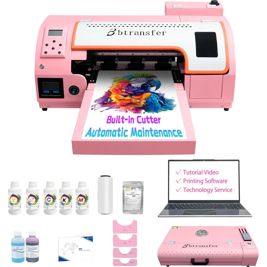 A3 M1630 Pro DTF Printer Oven Bundle, White Ink Circulation