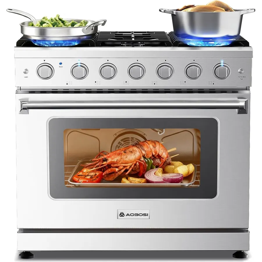 Kenmore 5.6 cu. ft. Front Control Gas Range Oven - Stainless Steel
