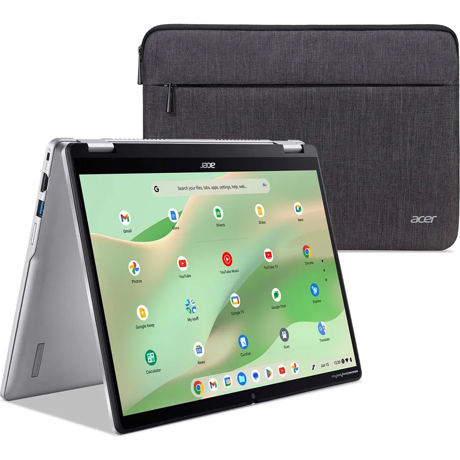 Acer Chromebook Spin 314 CP314-2HN-30V1 Convertible Laptop | Intel Core i3-N305 | 14" WUXGA IPS Corning Gorilla Glass Touch Matte Display | 8GB LPDDR5 | 128GB eMMC | Wi-Fi 6E | FHD Webcam | Chrome OS
