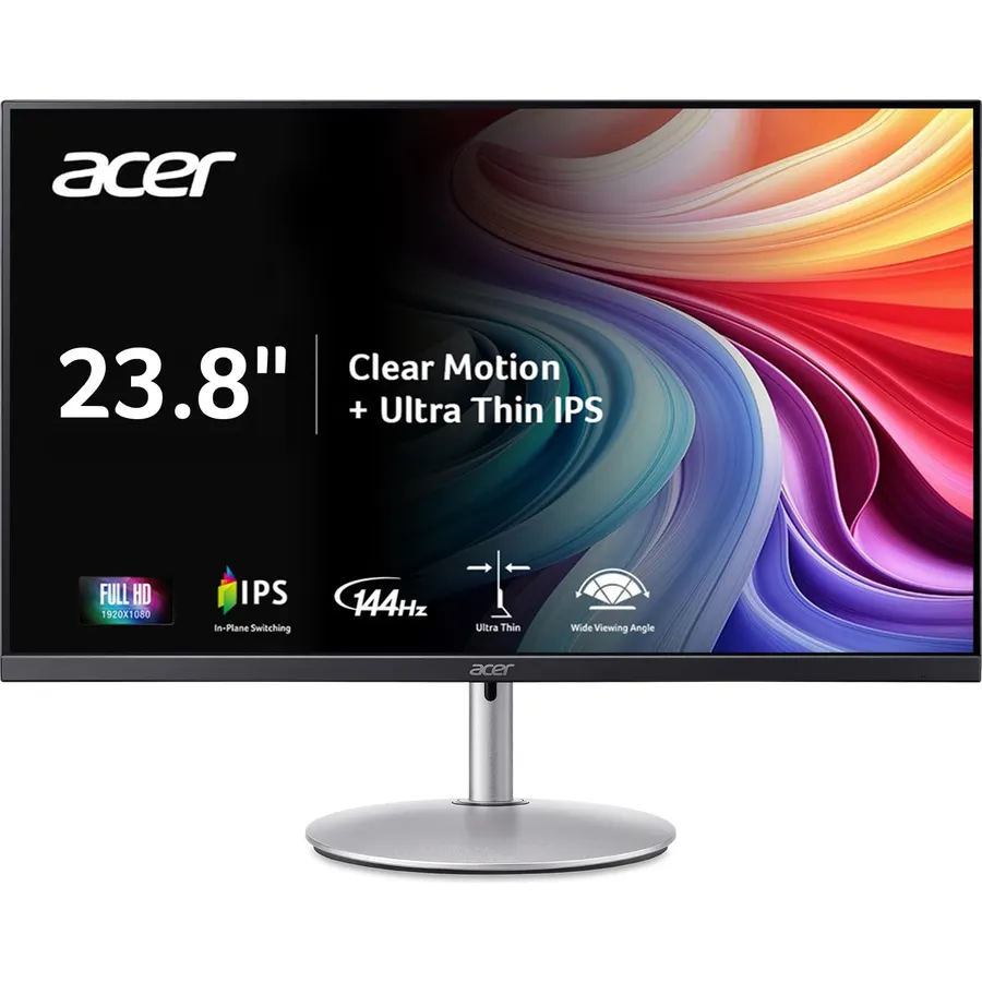 Acer SH273 P1si 27" IPS Full HD (1920 x 1080) Zero-Frame Gaming Office Monitor | AMD FreeSync Technology | Up to 144Hz Refresh | 1ms (VRB) | Tilt, Height Adjustment & Swivel | HDMI & VGA Ports