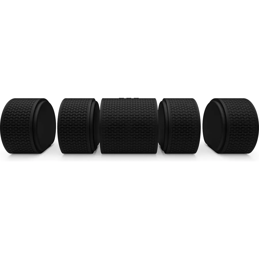 Air Audio The Worlds First Pull-Apart Wireless Bluetooth Speaker Portable Surround Sound and Multi-Room Use, Black