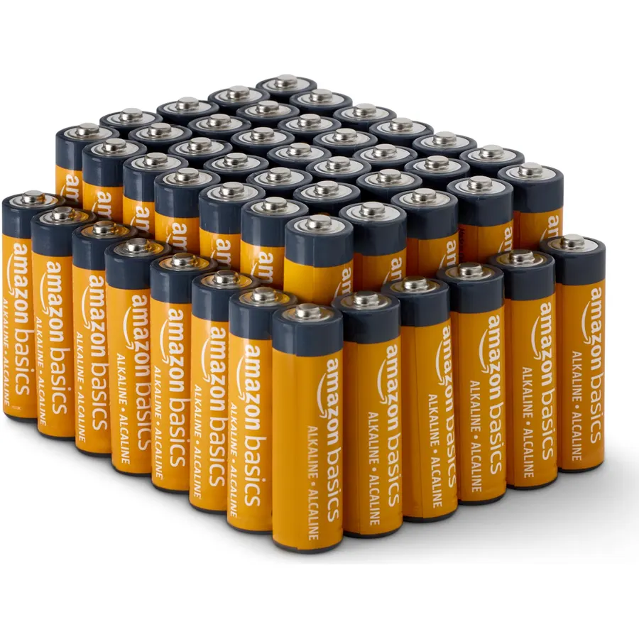 Amazon Basics 300-Pack AA Long-Lasting Industrial Alkaline Batteries, 1.5 Volt, 5-Year Shelf Life