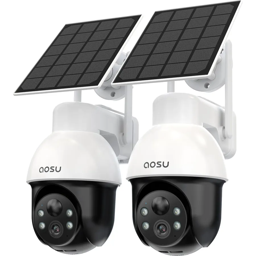 aosu 3K 5MP Solar Security Camera Wireless Outdoor PTZ 360° Smart Tracking