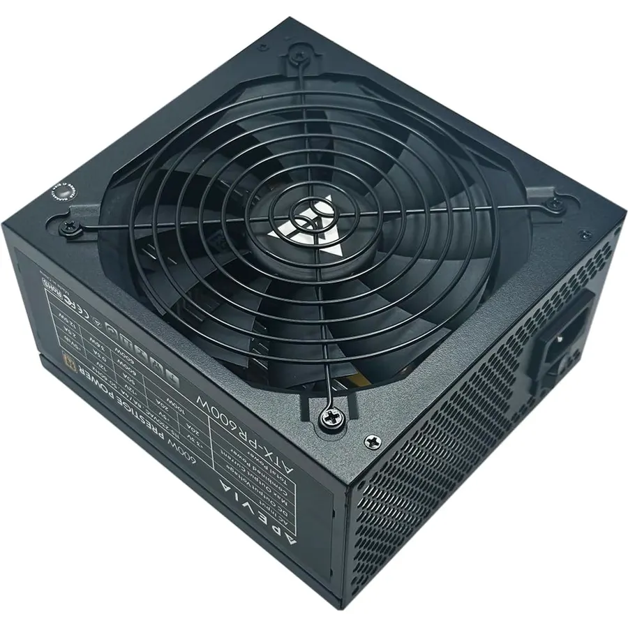 Apevia ATX-PR600W-WH Prestige 600W 80+ Gold Certified, RoHS Compliance, Active PFC ATX Gaming Power Supply White