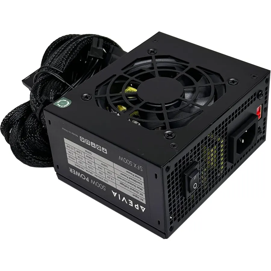 Apevia SFX-AP500W Mini ITX Solution/Micro ATX/SFX 500W Power Supply