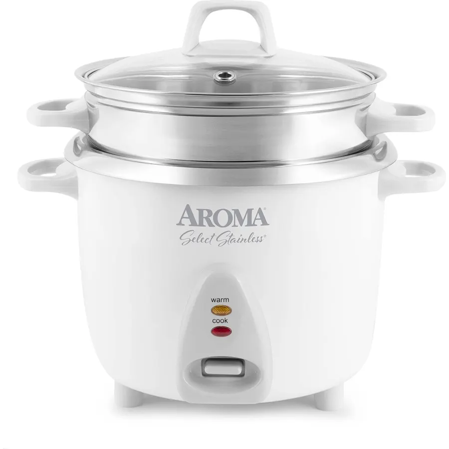 14-Cup Rice Cooker, White