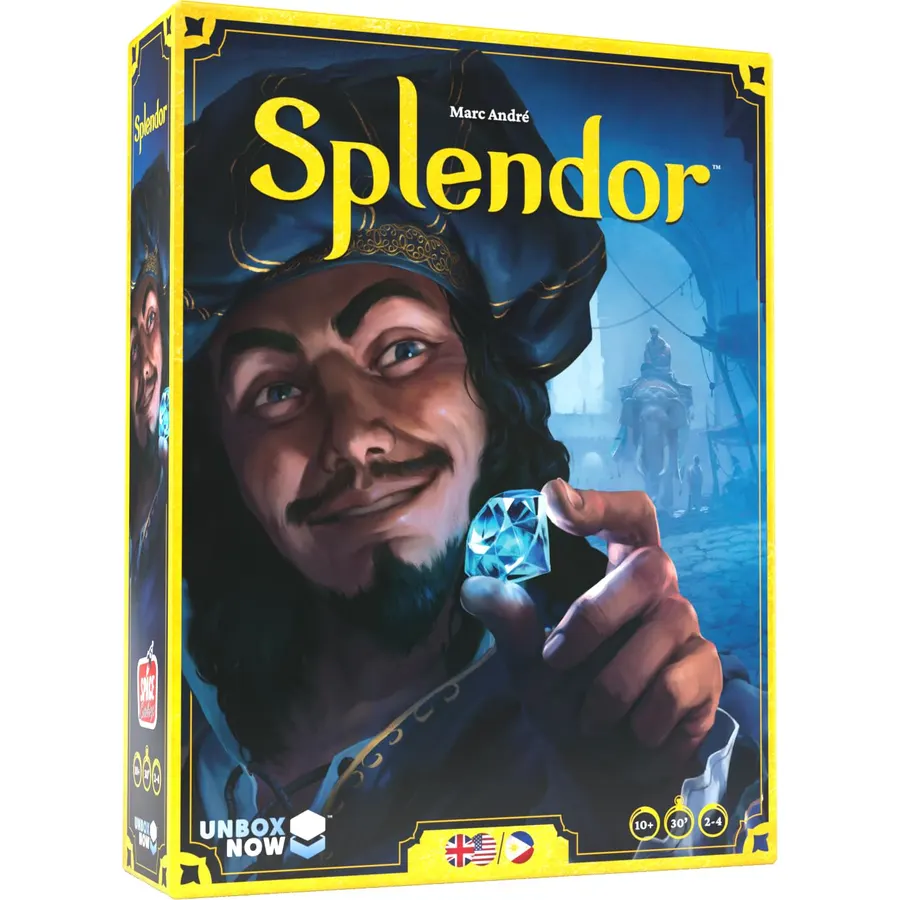 Asmodee Splendor Gem Trading Strategy Board Game, 2-4 Players
