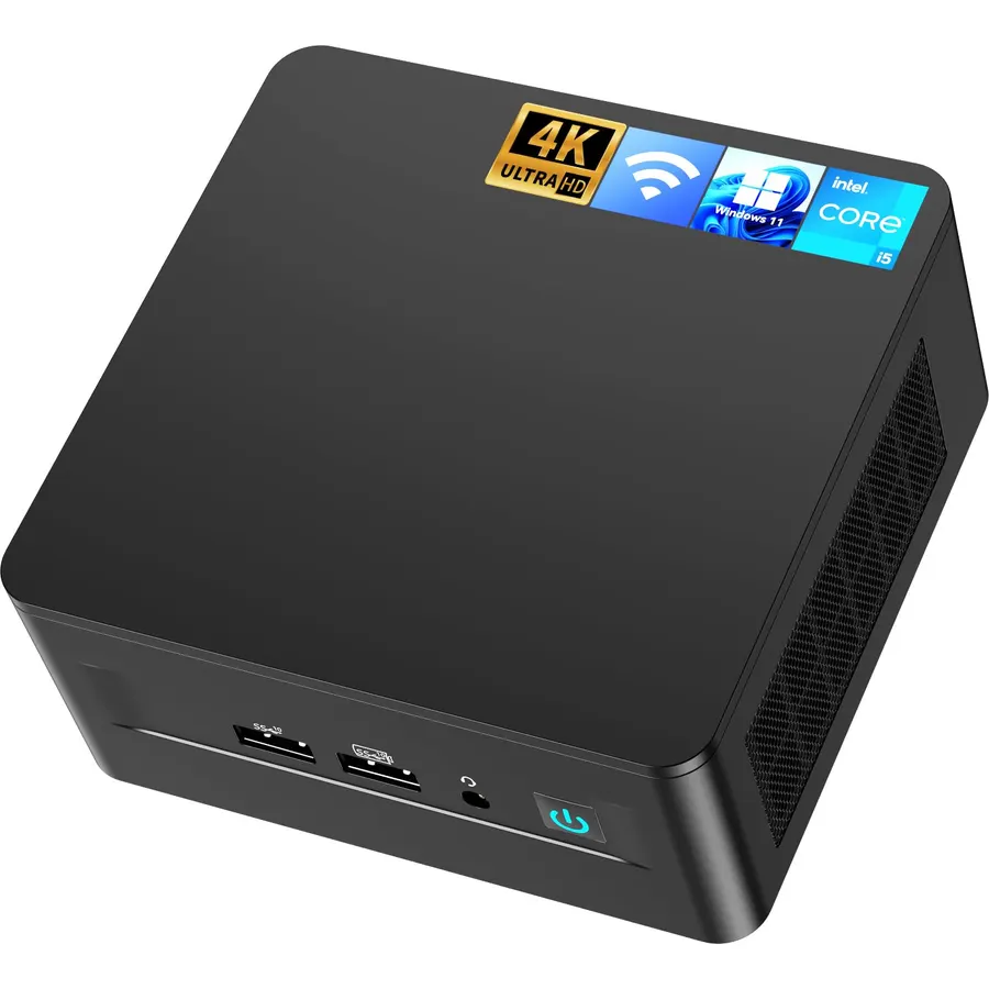 ASUS NUC 13 Pro Tall Mini PC Desktop, Intel Core i5-13420H (4.6GHz), 12GB RAM, 1TB HDD, 128GB SSD, Ultra-Quiet Design, 4K Quad Display, USB, HDMI, Thunderbolt, Wi-Fi 6E, Bluetooth, RJ-45, Win11 Pro