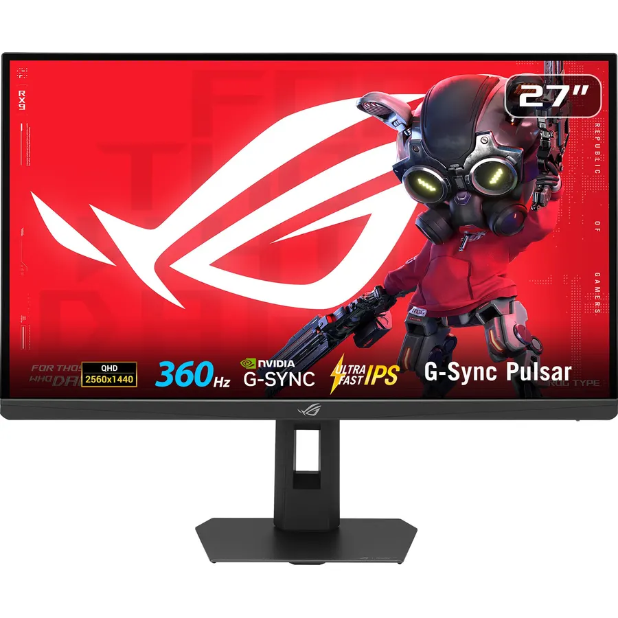 ASUS ROG XG27AQNGV 27 Inch 1440p 360Hz G-SYNC Pulsar Gaming Monitor