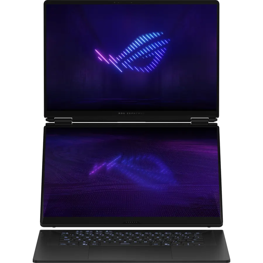 ASUS ROG Zephyrus Duo Dual Touchscreen Detachable 16" 3K OLED ROG Nebula HDR 120Hz Copilot+ PC Gaming Notebook Intel Core Ultra 9 386H 32GB RAM 1TB SSD NVIDIA GeForce RTX 5090 Stellar Grey