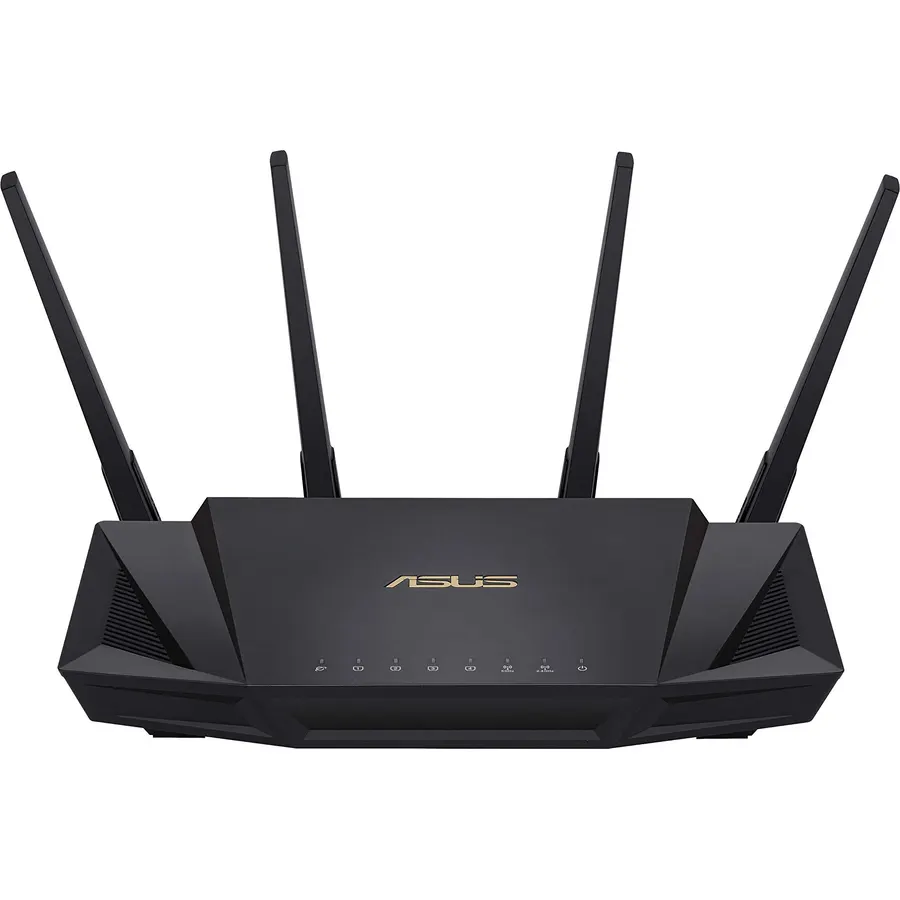 ASUS RT-AX3000 Ultra-Fast Dual Band Gigabit Wireless Router - Next Gen WiFi 6, Adaptive QoS, and AiProtection by Trend Micro | 1x WAN, 4X 1G LAN, 1x USB 3.0 - AiMesh Compatible