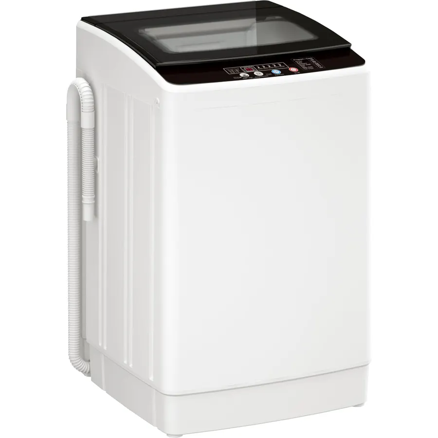 Auertech 35 lbs Washing Machine, Fully Automatic Portable Washer with LED Display, 12 Wash Cycles, 8 Water Levels, Large Capacity Washer and Spin Dryer Combo with Drain Pump for Apartment, Home