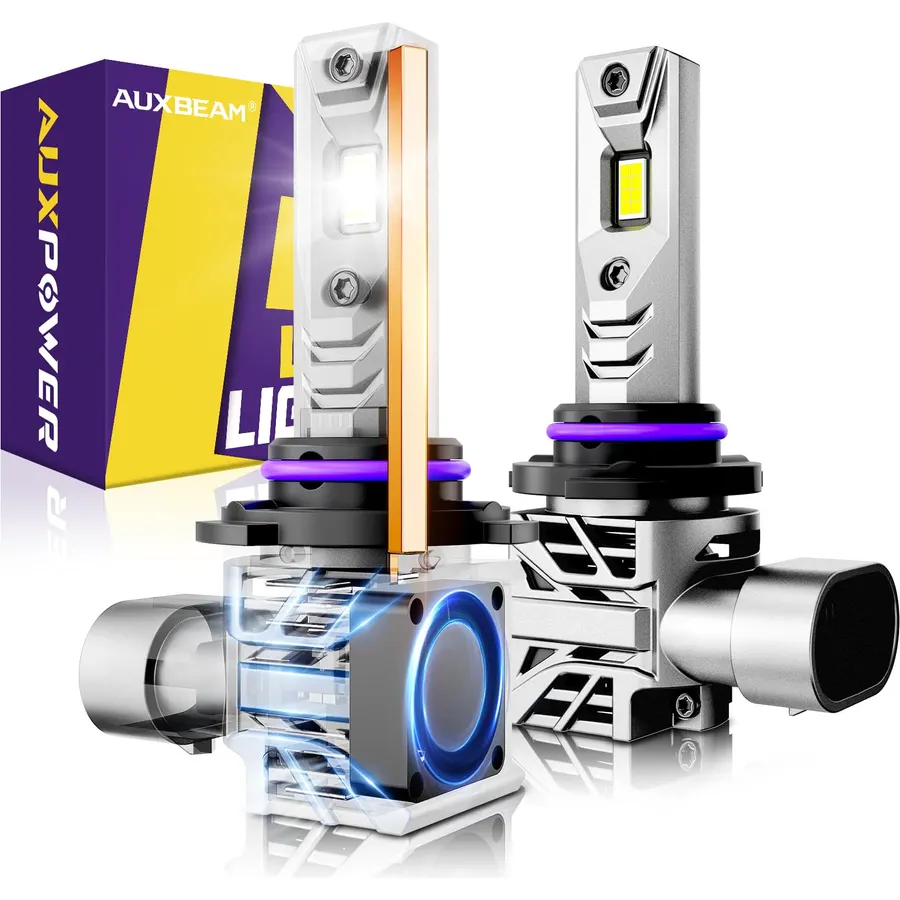 Auxbeam X2 Series 9005 HB3 Fog Lights, 22000LM 9005 Powersports Lights