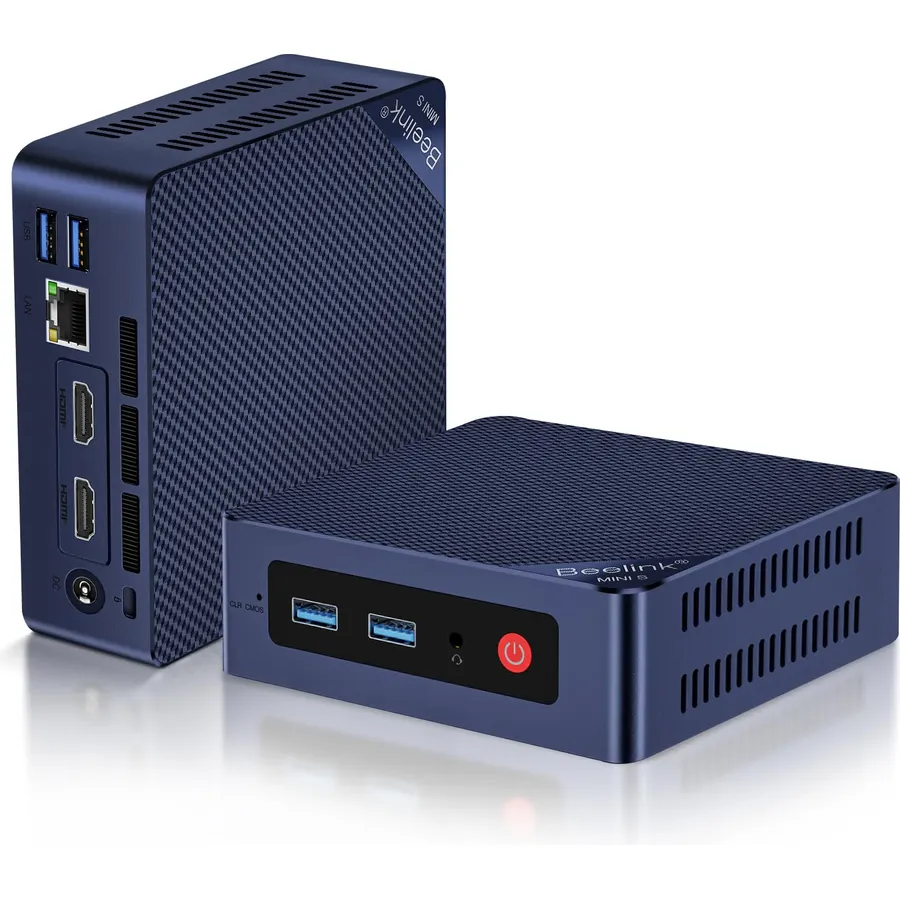 Beelink Mini S13 Mini PC,13th Gen Intel N150 (Up to 3.6GHz), Low Power Mini Computer with 12GB LPDDR5, 512GB SSD, 4K Dual Display, WiFi6, BT5.2, 2.5G LAN