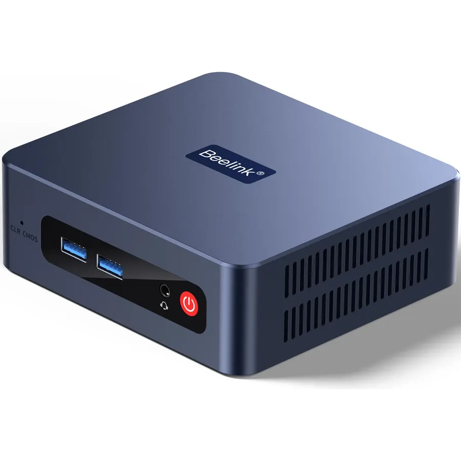 Beelink SER3 Mini PC AMD Ryzen 3200U Mini Computers, 8G DDR4 256G PCIe3.0 SSD, Dual 4K 60HZ Display, 4xUSB3.2 Home Office Business Entertainment PC