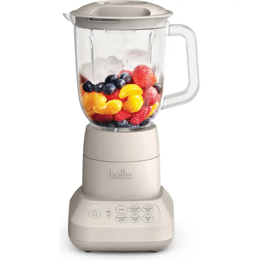 bella Fits-anywhere™ Flip & Store Blender, 48 oz, 520W, 10-speed, Oatmilk