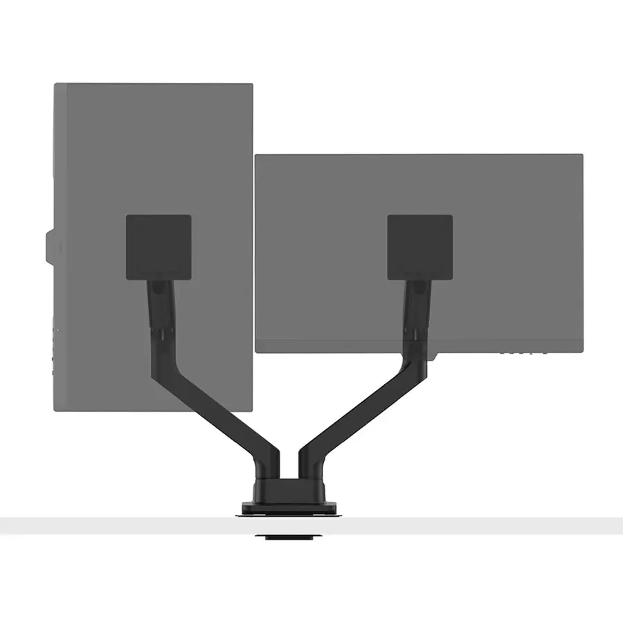 BenQ ErgoArm BDH01 Dual Monitor Arm for 2 Screens Up to 35'' & 44lbs. Black