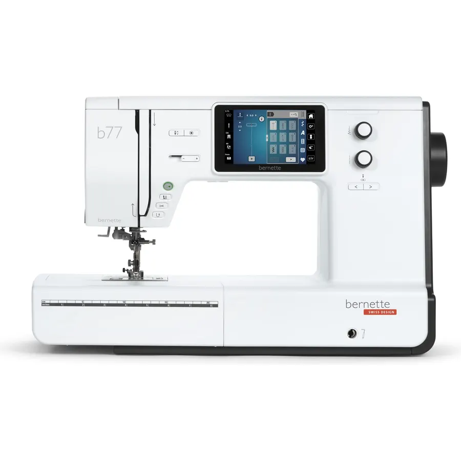 Bernette B77 with 8-Piece Feet Set Included - Versatile Machine for All Skill Levels - Effortless Stitching & Quality Craftsmanship Unleashes Creative Possibilities | Redefine Your Sewing Experience