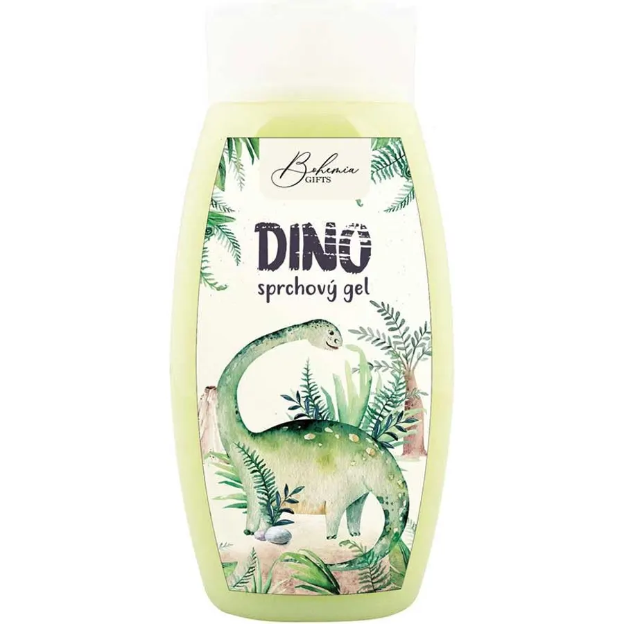 Bohemia Gifts Dino Kids Shower Gel Green Dinosaur