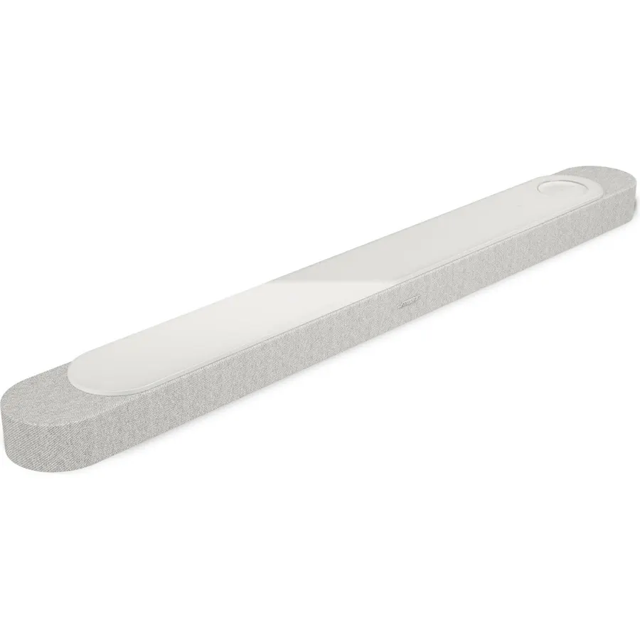 Bose New Lifestyle Ultra Soundbar, Wireless Home Soundbar for TV with Dolby Atmos, Surround Sound, White Smoke