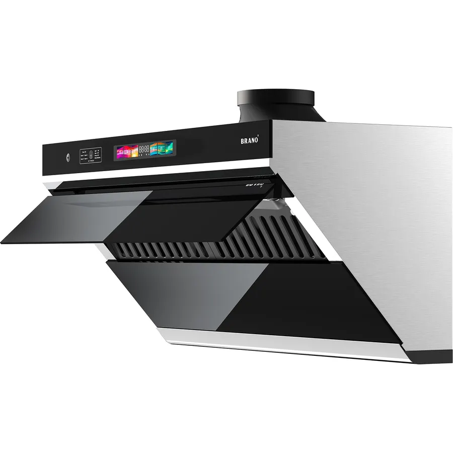 BRANO Under Cabinet Range Hood 36 Inch, 900 CFM, Unique Side-Draft Design