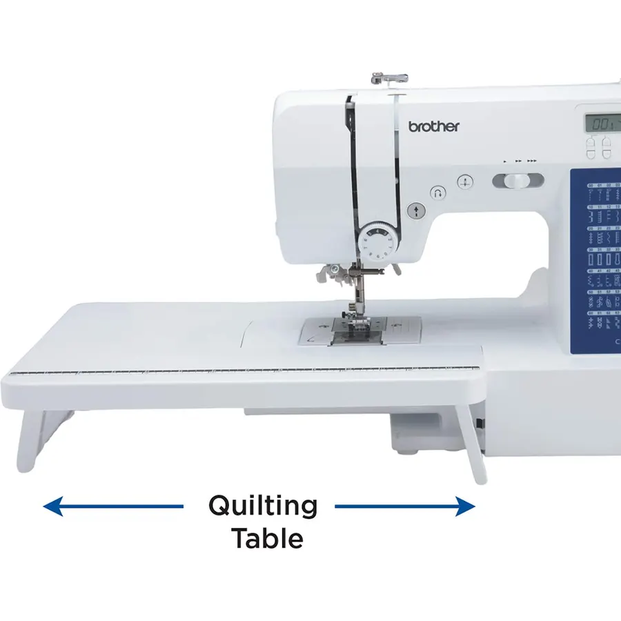 Brother HC1850 Sewing and Quilting Machine, 185 Built-in Stitches, LCD Display, 8 Included Feet
