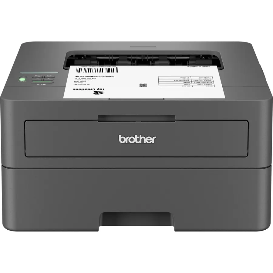Brother HL-L2405W Wireless Compact Monochrome Laser Printer with Mobile Printing, Black & White Output | Includes Refresh Subscription Trial(1), Works with Alexa