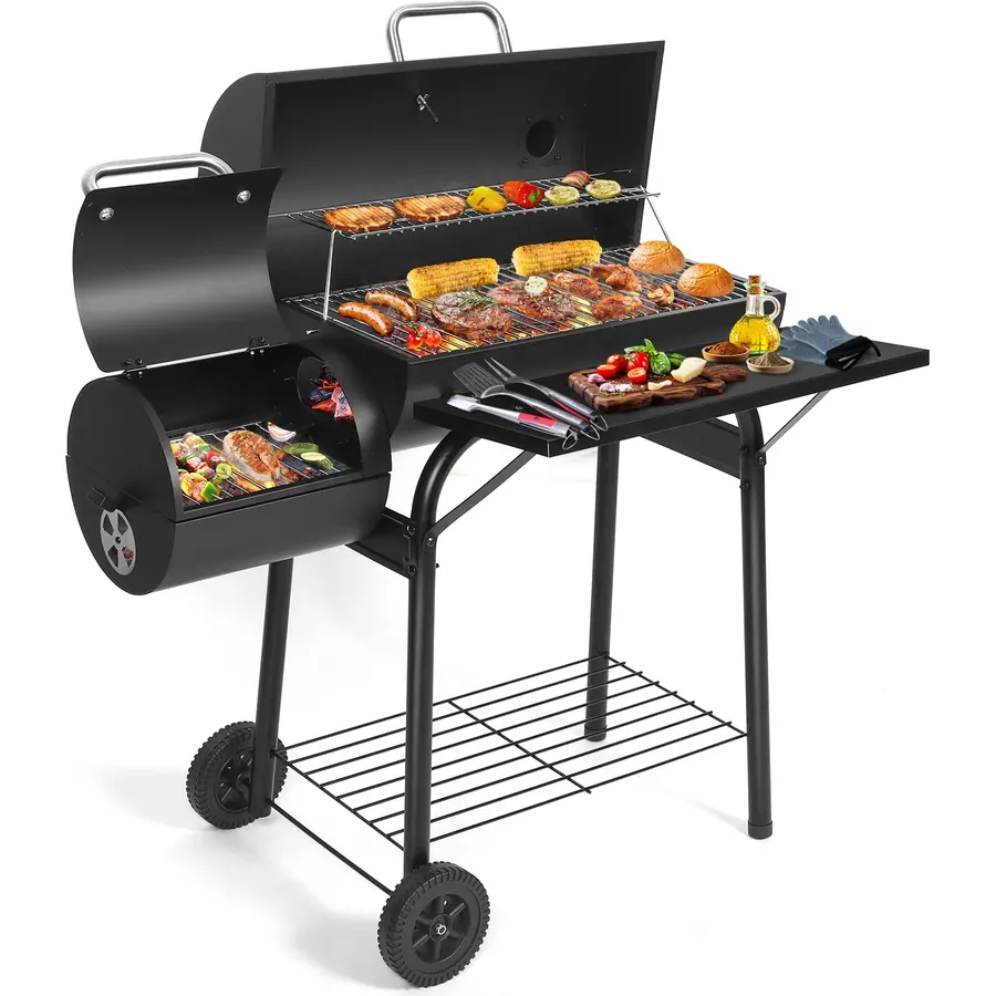 Charcoal Grill Offset Smoker: Charcoal Barbecue Grills