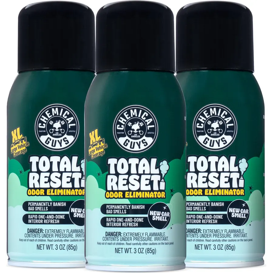 Chemical Guys, Odor Neutralizing Fogger 3 Pack, New Car Smell, 3 oz