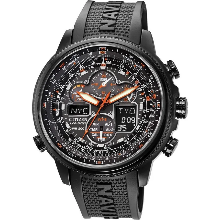 Citizen Men's Promaster Navihawk A-T Eco-Drive Pilot Watch, Atomic Timekeeping, Chronograph