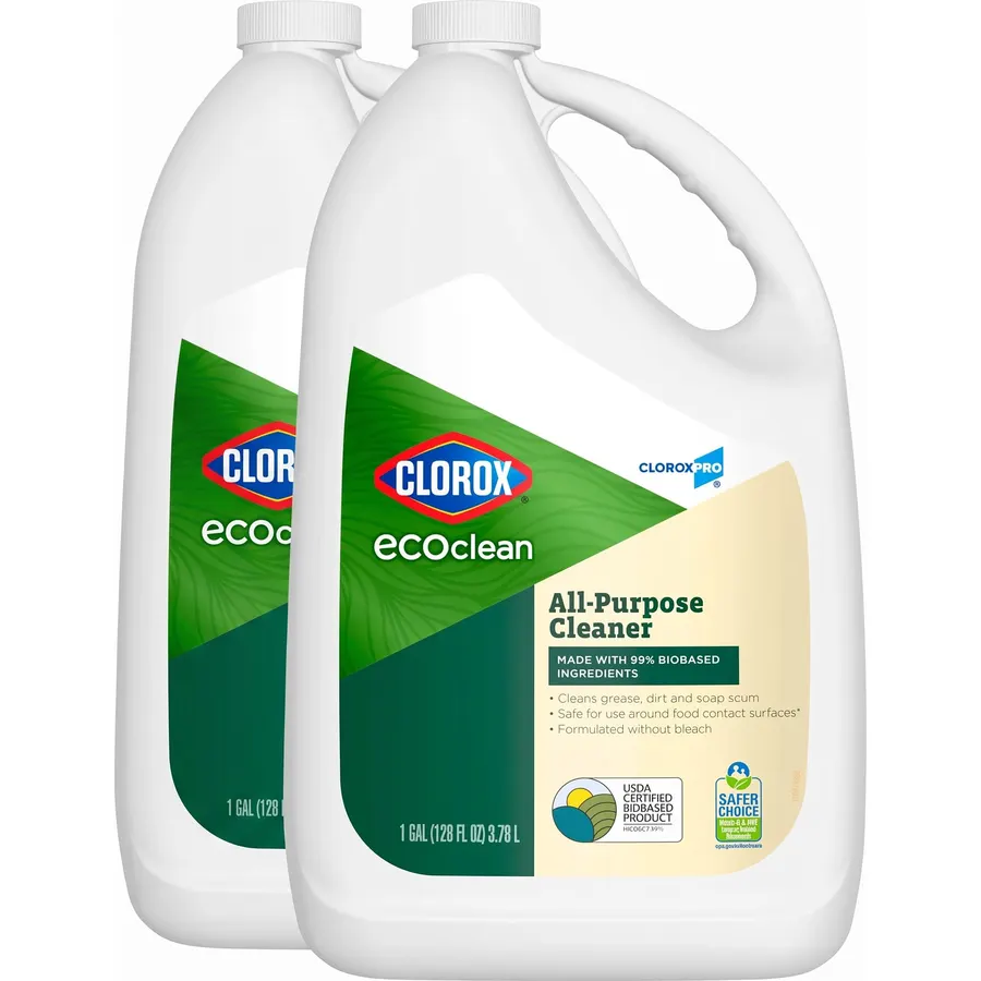 Clorox CloroxPro EcoClean All-Purpose Cleaner Refill, 128 Fluid Ounces (Pack of 2)