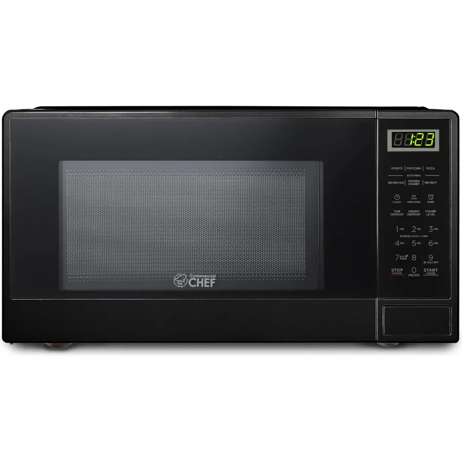 Commercial Chef 1.6 Cu. Ft. Countertop Microwave Oven, CHM16MS6, Stainless