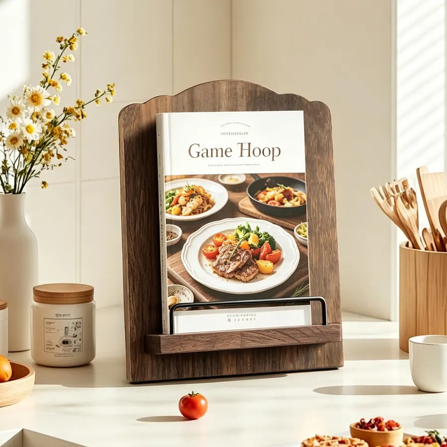 Cookbook Stand for Kitchen Counter
