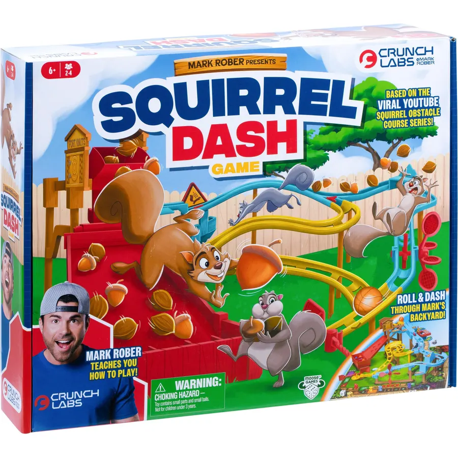 CrunchLabs Squirrel Dash, Kids Board Game for Family Game Night